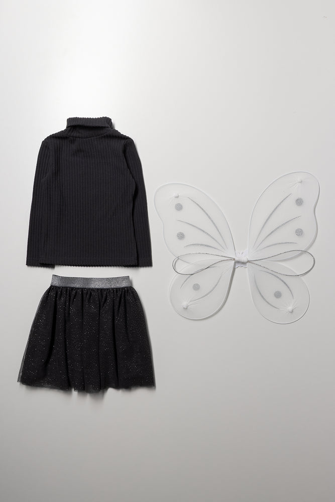 Hello Kitty Butterfly Wings Set Dark Grey (3)