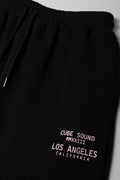 Cuffed Jogger Trackpants Black (1)