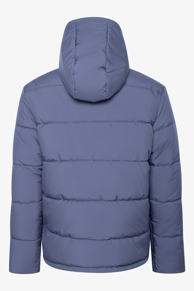 Hooded Puffer Jacket Charcoal