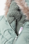 Puffer Parka Jacket Light Green (1)
