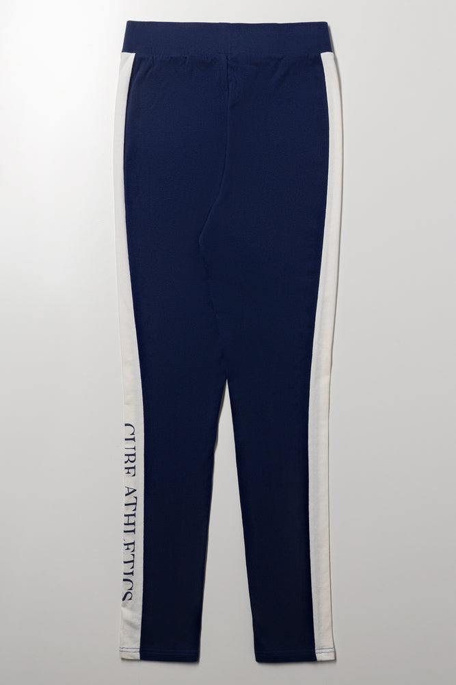 Panel Leggings Navy (2)