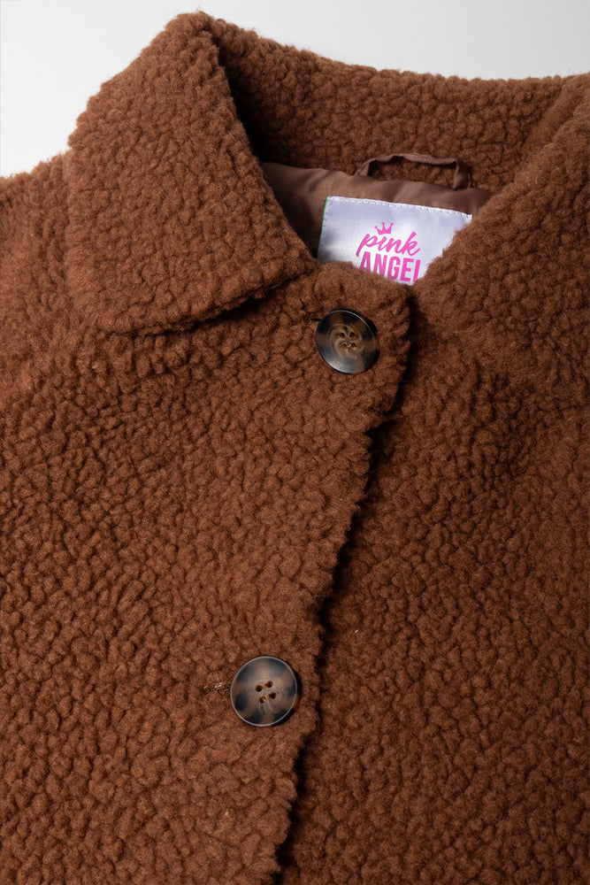 Teddy Coat Brown (1)