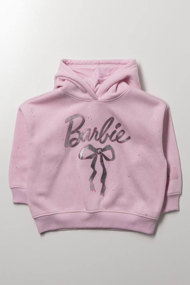 Barbie Glitter Hoodie Pink