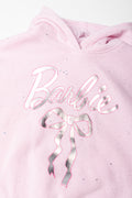 Barbie Glitter Hoodie Pink (1)