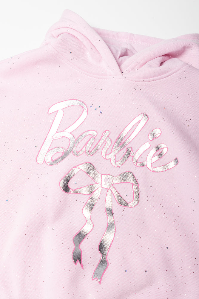 Barbie Glitter Hoodie Pink (1)