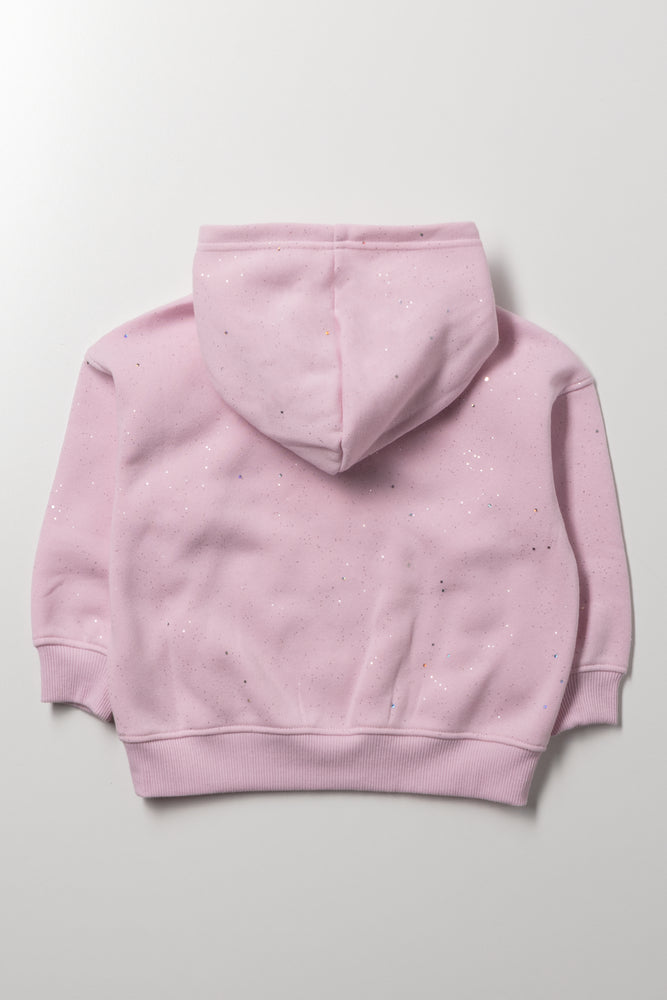 Barbie Glitter Hoodie Pink (2)