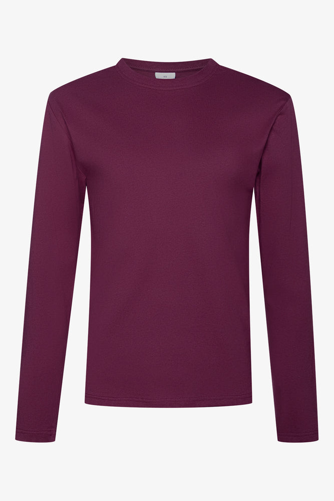 Long Sleeve T-Shirt Burgundy