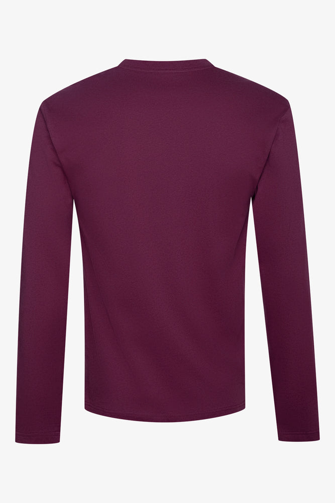 Long Sleeve T-Shirt Burgundy