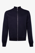Zip Through Cowl Neck Tracktop Black