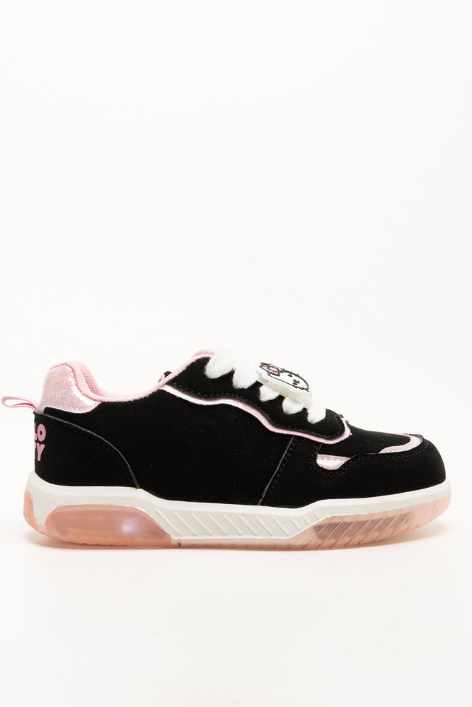 Hello Kitty Light Up Sneakers Black (1)
