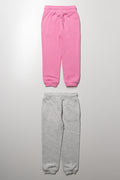 2 Pack Trackpants Pink And Grey