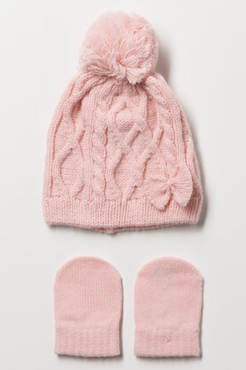 Hat Set Pink