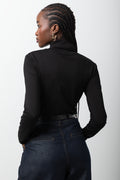 Long Sleeve Poloneck Black (2)