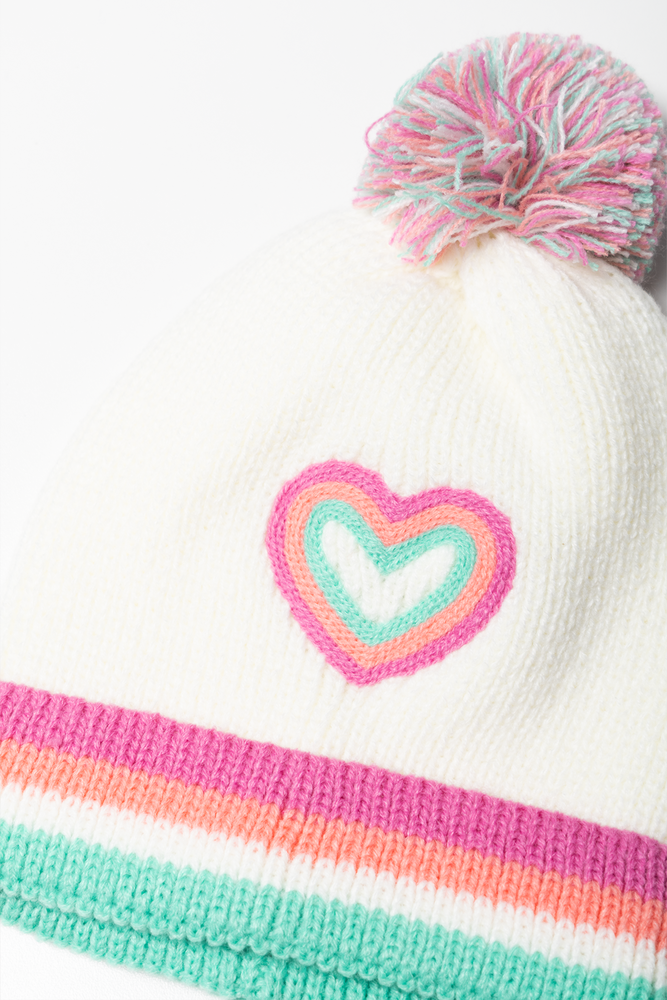 Heart Beanie Cream (1)