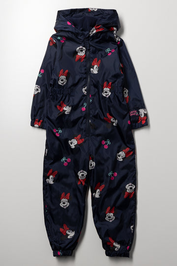 Minnie Mouse Rain Suit Navy