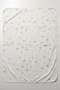 2 Pack Receiver Blankets Green (3)