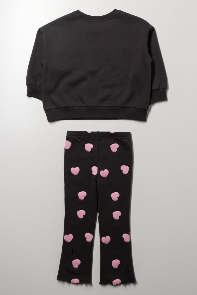 Happiness Leggings Set Dark Grey (2)