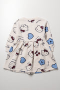 Hello Kitty Babydoll Dress Cream (2)