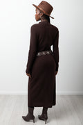 Bodycon Dress Brown (2)