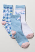 3 Pack Low Anklet Socks Multicolour