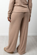 Rib Relaxed Pants Natural (2)