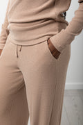 Rib Relaxed Pants Natural (3)