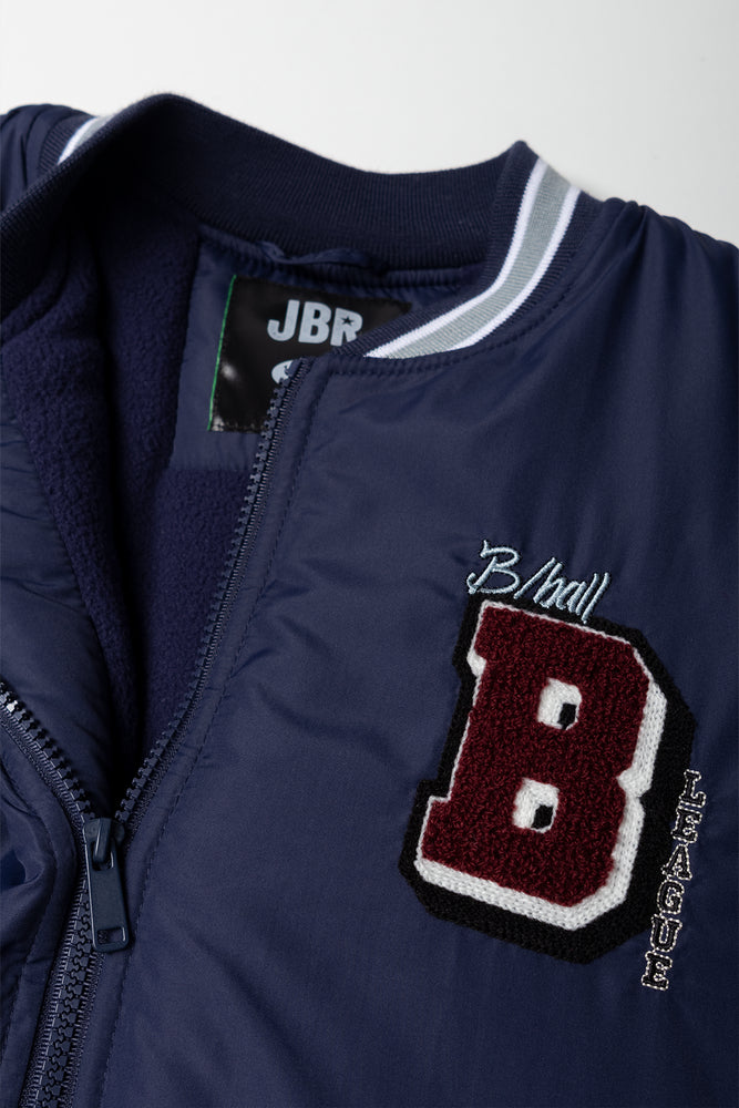 Baseball Jacket Burgundy And Navy (1)