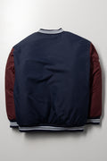 Baseball Jacket Burgundy And Navy (2)