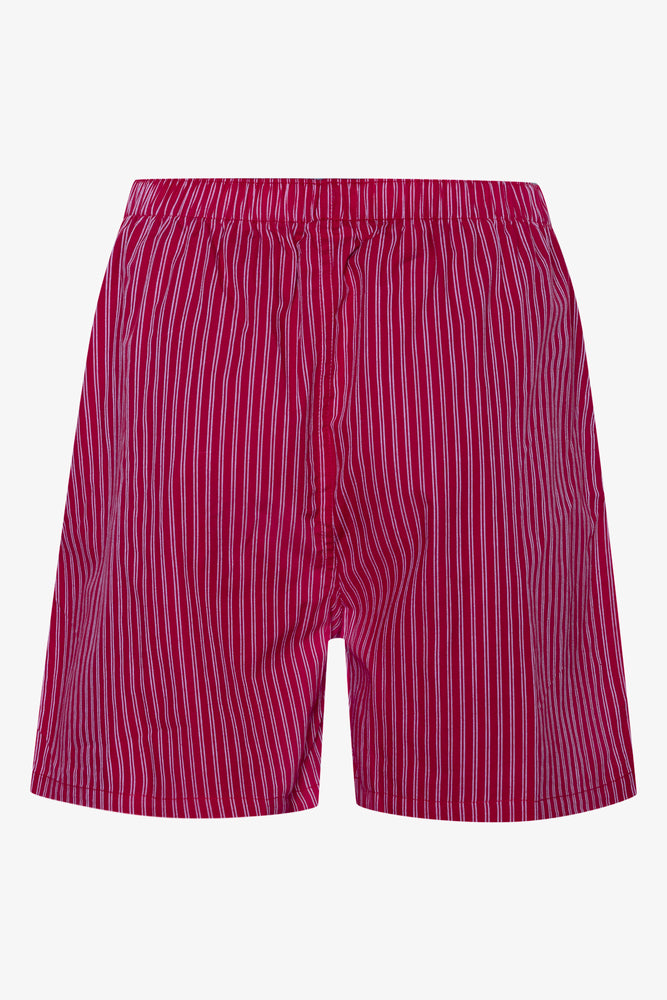 3 Pack Woven Boxers Burgundy, Check & Navy (4)