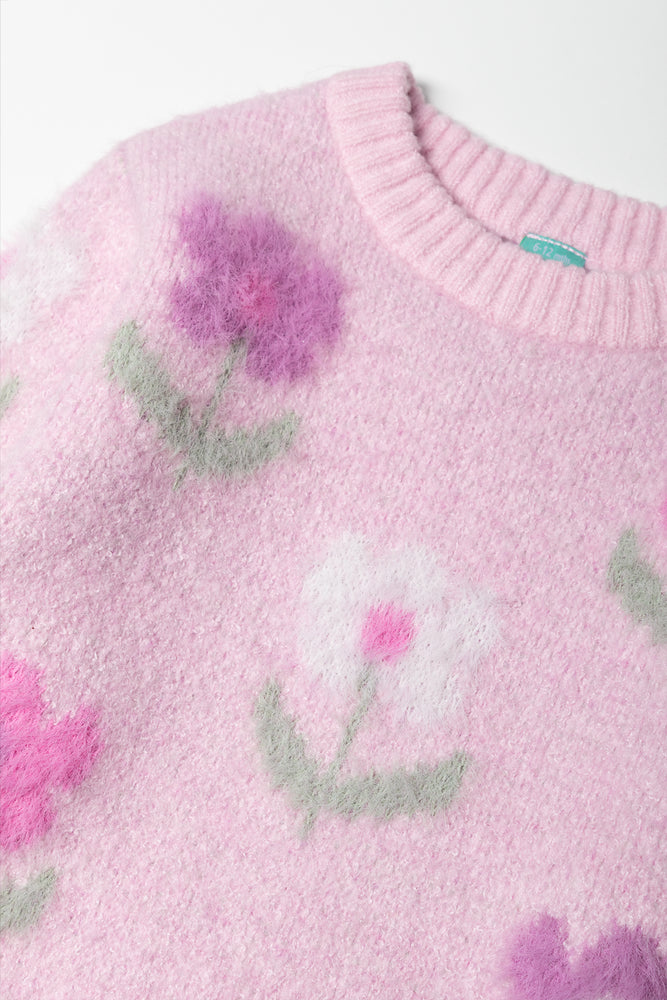 Floral Jersey Pink (1)