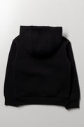 Zip Through Tracktop Black (2)