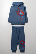 Spider-Man Hooded Tracksuit Blue
