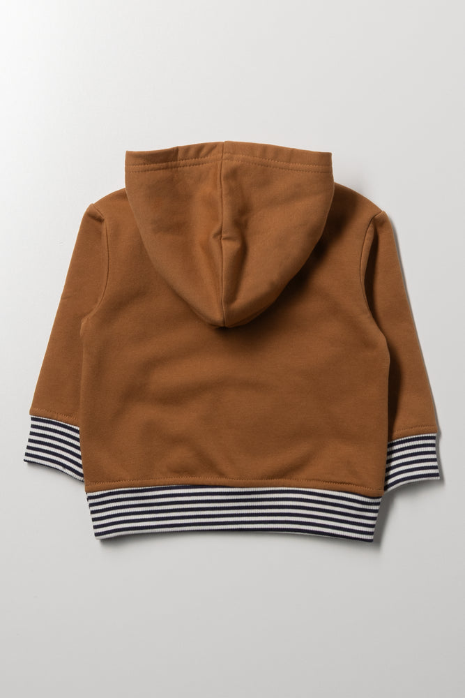 Hooded Tracktop Brown (2)