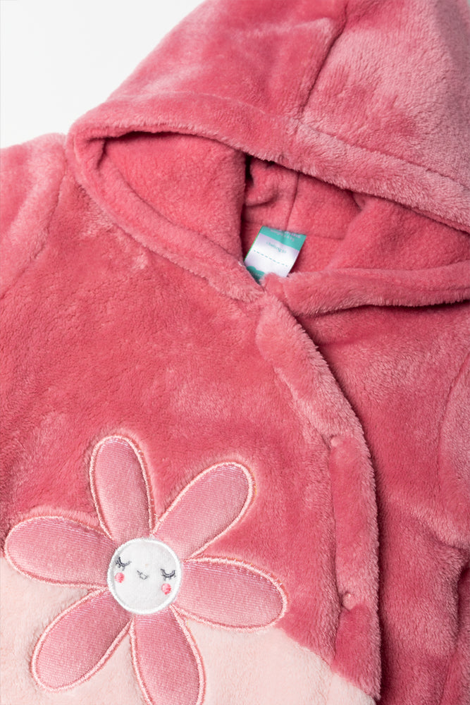 Flower Babygrow Pink (1)
