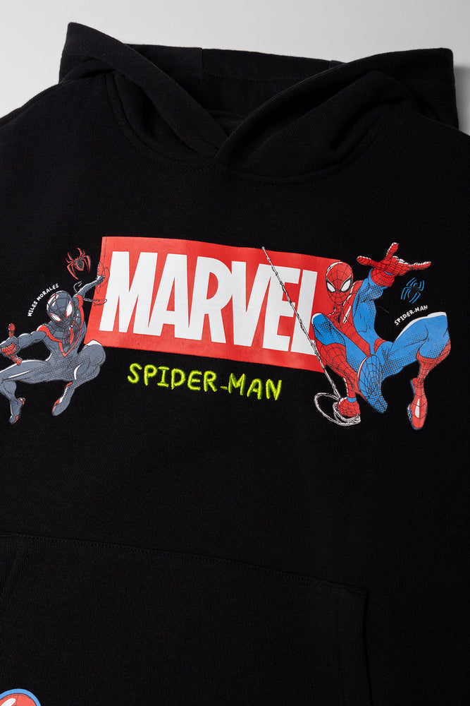 Spider-Man Hoodie Black (1)