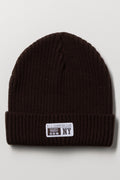 Rib Beanie Brown