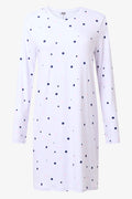 2 Pack 5 More Minutes Long Sleeve Sleepshirts Navy And Grey (2)