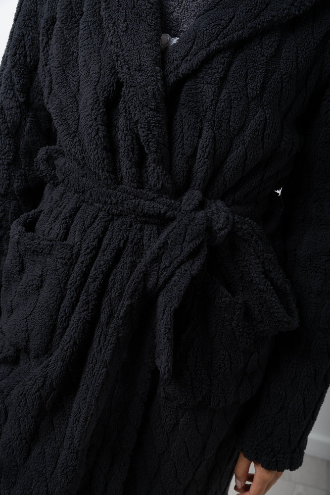Sherpa Gown Black (3)