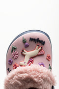 Unicorn Fur Clogs Navy (4)