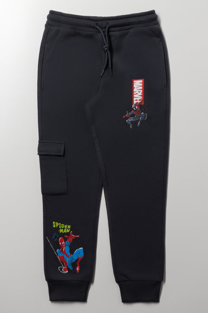 Spider-Man Cargo Trackpants Dark Grey