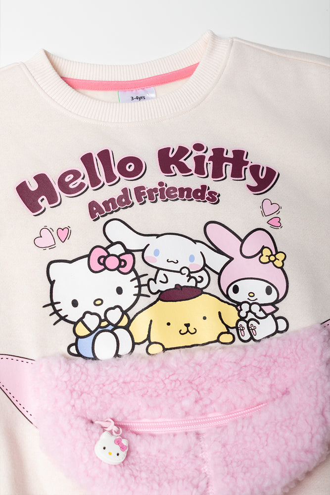 Hello Kitty Tracktop With Bag Natural (1)