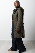Quilted Puffer Jacket Green (1)