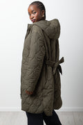 Quilted Puffer Jacket Green (2)