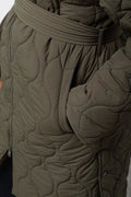 Quilted Puffer Jacket Green (4)