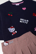 Hello Kitty Skirt Set Navy (1)