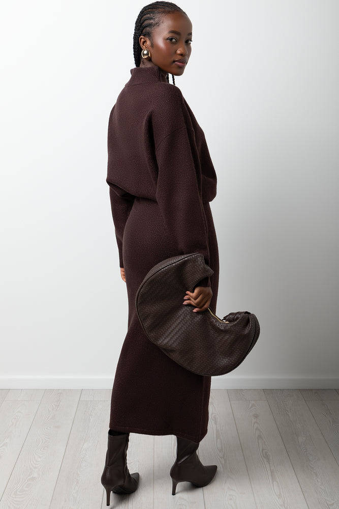 Long Sleeve Turtleneck Jersey Brown (2)