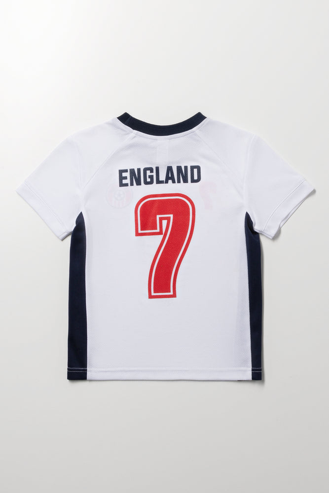 England Soccer T-Shirt White (2)