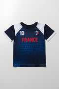 France Soccer T-Shirt Navy