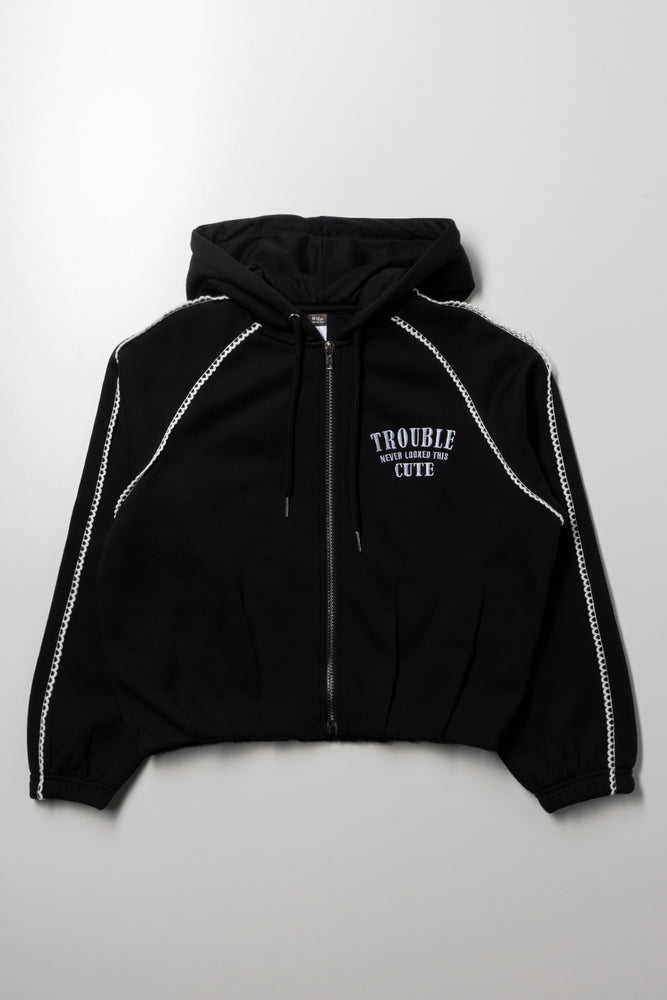 Bubble Hoodie Black