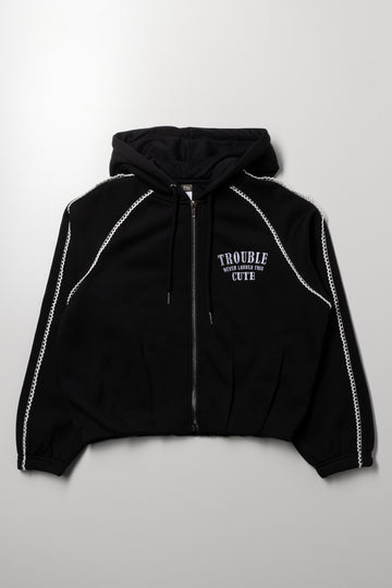 Bubble Hoodie Black